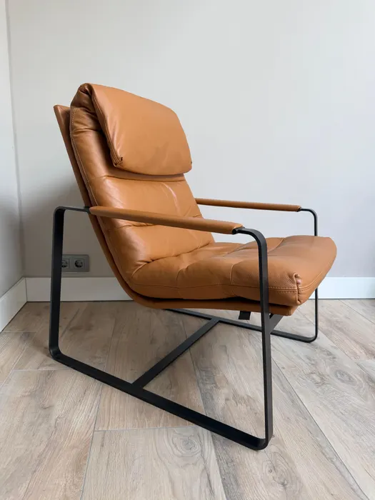 Leolux Indra fauteuil, Ceras Brandy — Fauteuil (foto 3)