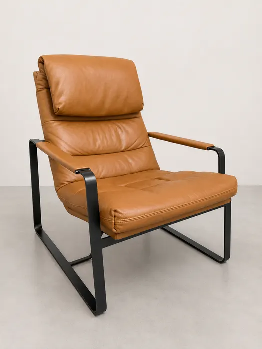 Leolux Indra fauteuil, Ceras Brandy